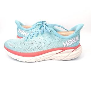 Hoka one one Clifton 8 Women runing shoes size 7.5 Aquarella